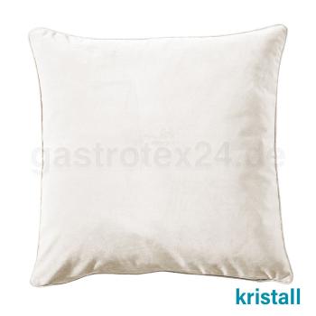 Dekokissen  Melva Velour Farbe kristall